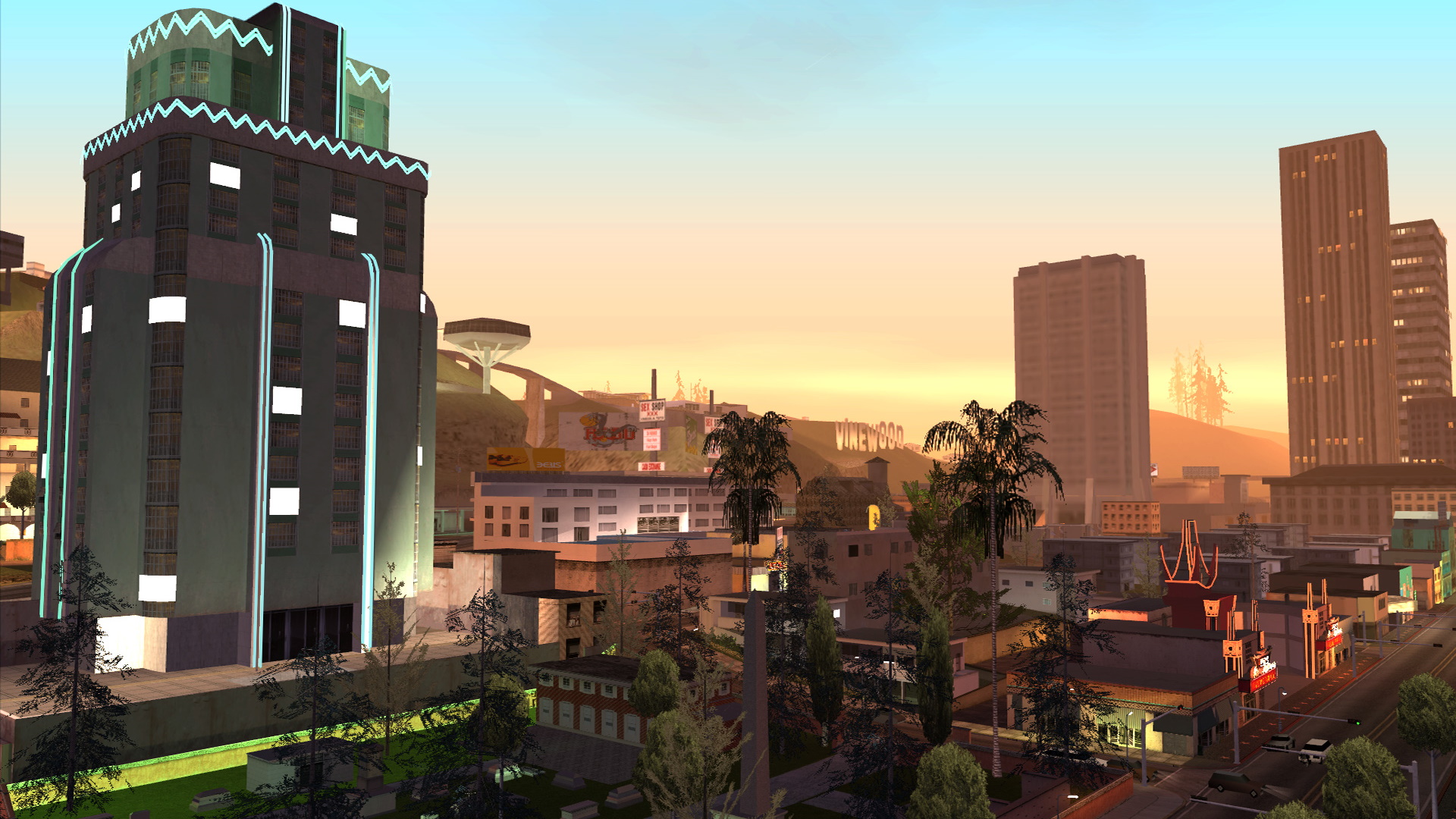 Bird's eye view Los Santos